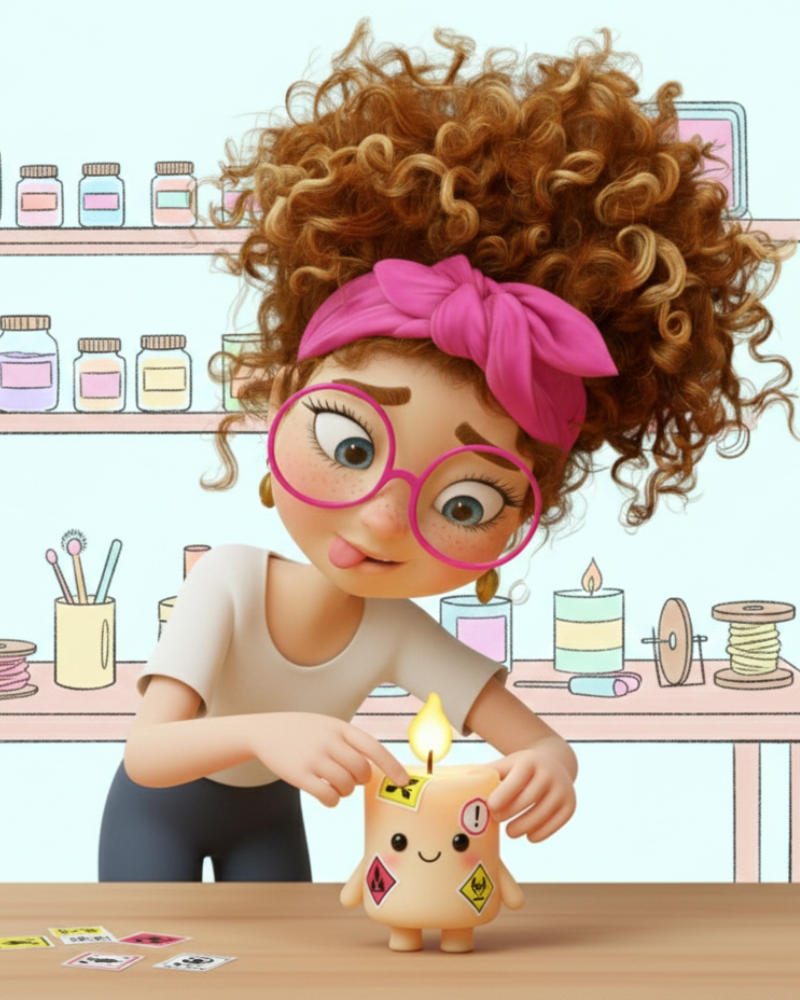 Comment faire une étiquette CLP pour bougie ?