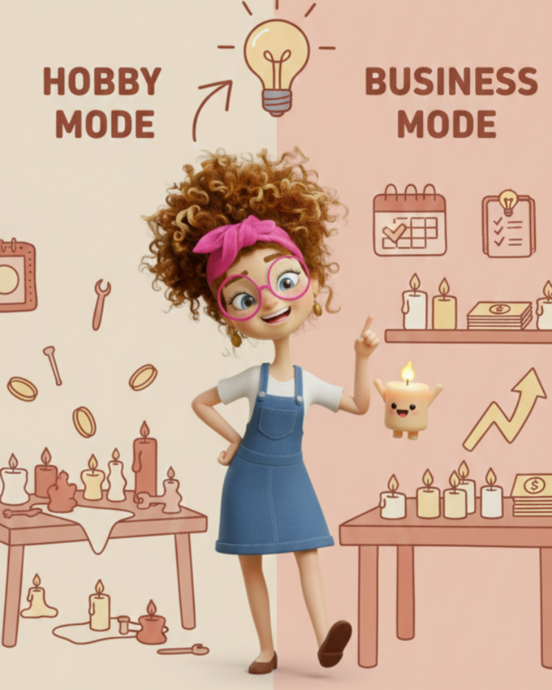 Passer du hobby au business bougies