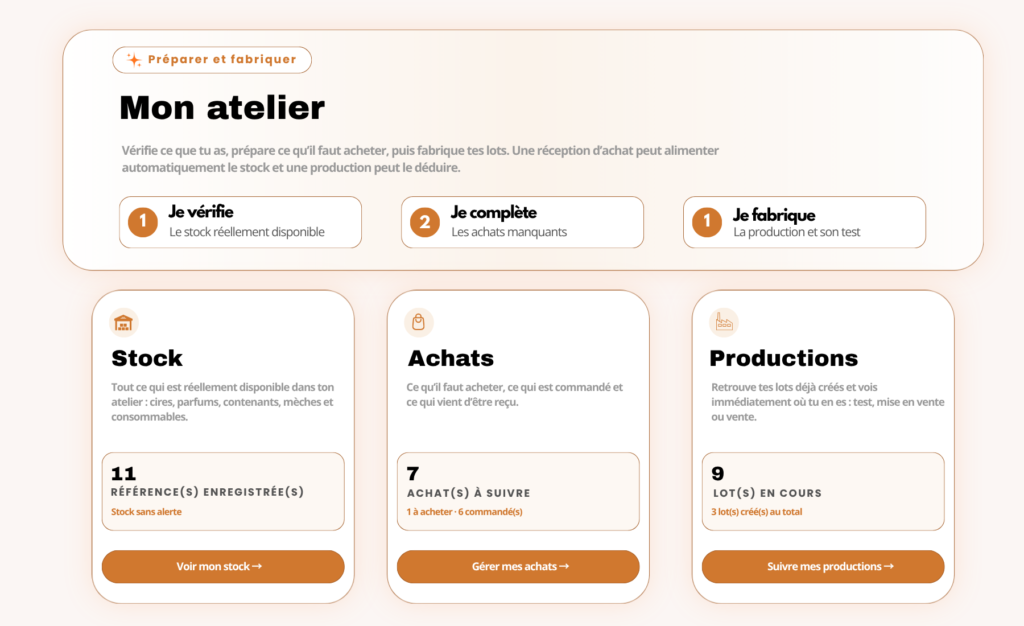 logiciel pour bougies artisanales